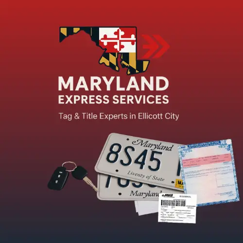 Maryland Express Services — Maryland plates and title paperwork