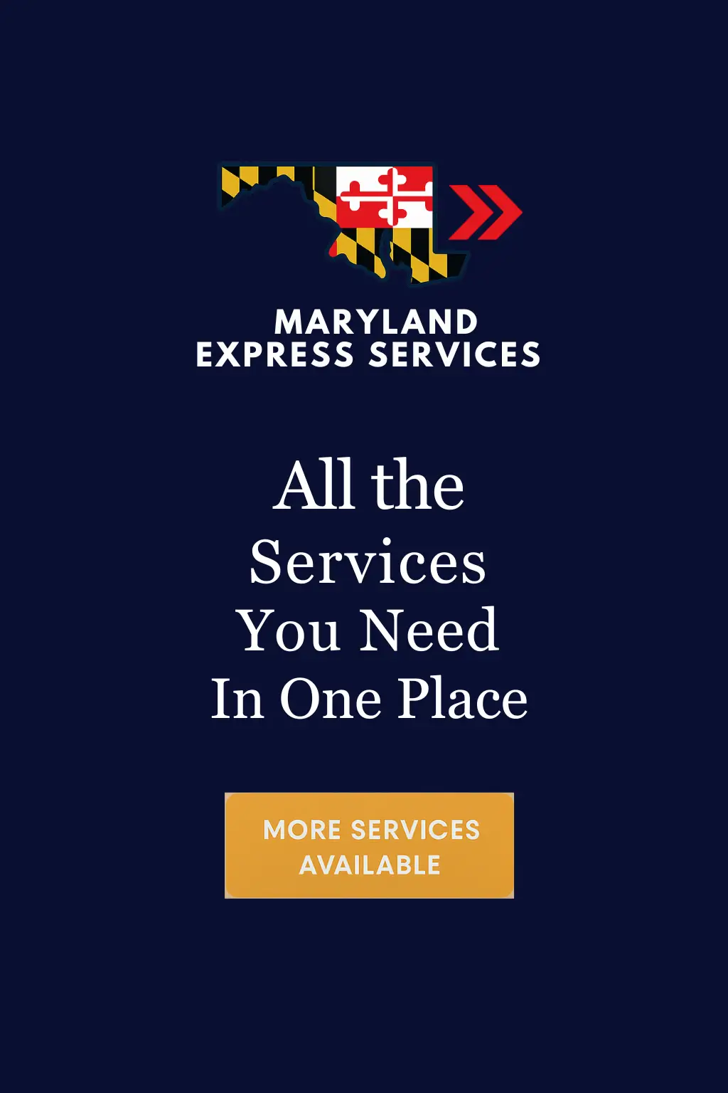Maryland Express Services tag and title office in Reisterstown, MD