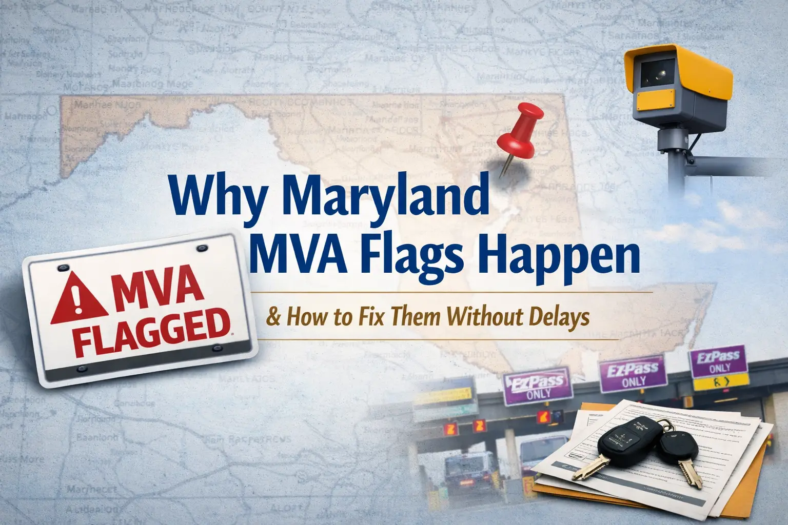 Maryland MVA flags explained with toll, speed camera, and parking violations