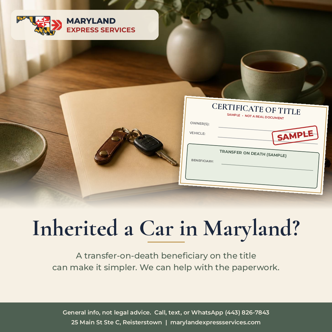2026-10-18-tod-fb-1080 - marylandexpressservices.com Maryland transfer-on-death beneficiary on a car title